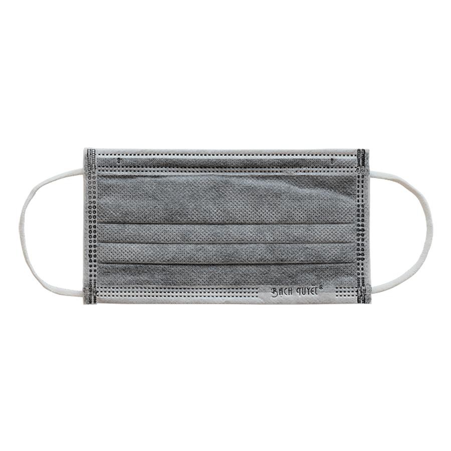 KHẨU TRANG MERIDAY THAN HOẠT TÍNH (4 LỚP, HỘP 50 CÁI) tặng 1 khăn giấy ướt 20 miếng | BigBuy360 - bigbuy360.vn