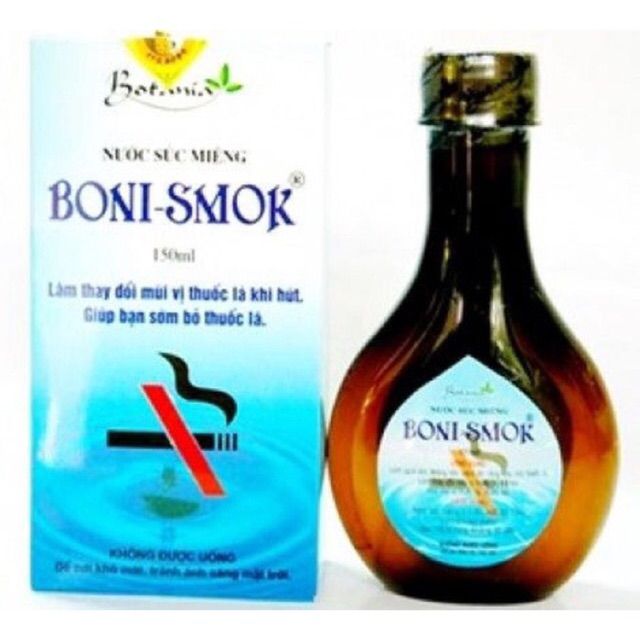 Nước súc miệng Cai thuốc lá Boni Smok 150ml