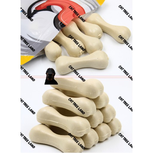 XƯƠNG GẶM CHO CHÓ BIG TONGUE DENTAL BONE 100G 10 QUE (SNACK THƯỞNG CANXI ORGO CHÓ ĂN VẶT) - THỨC ĂN CHÓ CON SPIRIT