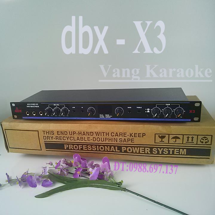 vang số karaoke dbx X3 - mixer echo karaoke