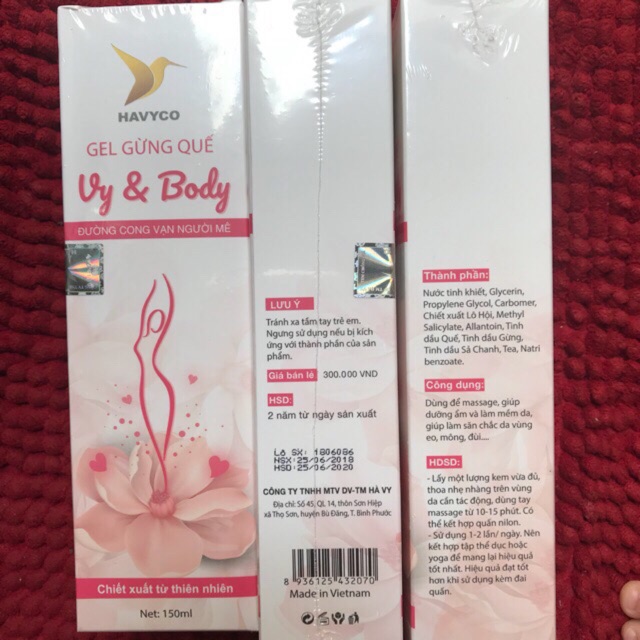 Gel Gừng Quế Chính Hãng