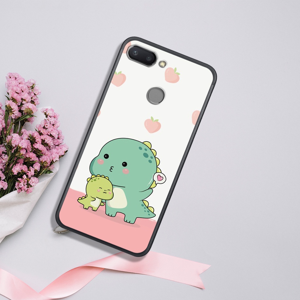 [HOT]ỐP XIAOMI REDMI 4A - 5A - REDMI 6 - 6A - MI 8 LITE  , IN HÌNH KHỦNG LONG CHIBI SIÊU DỄ THƯƠNG.