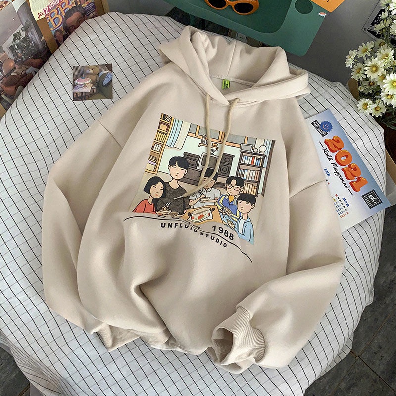 Áo Hoodie phong cách Ulzzang Hàn Quốc tay dài họa tiết in hình The 1988 cá tính CoolZ CZ1121 | WebRaoVat - webraovat.net.vn