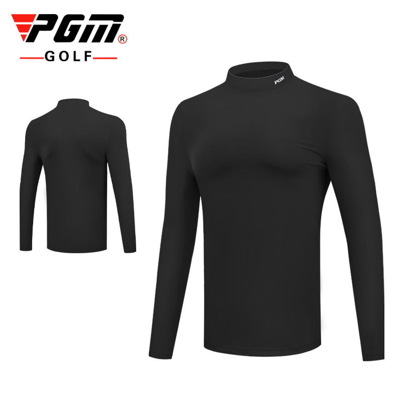 PGM mens thời trang dài tay áo golf áo thun mùa đông cashmere đồ lót golf bóng chuyền dài tay áo polo