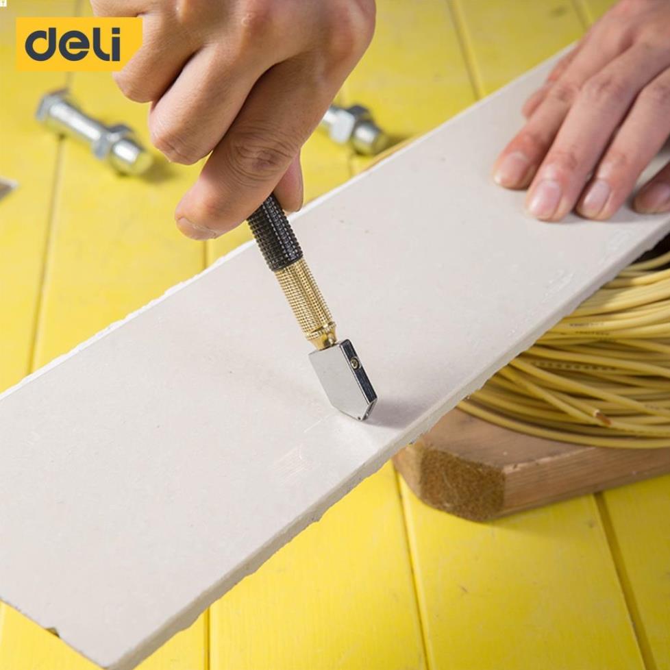 Dao Cắt Kính Thủy Tinh Deli 180mm Chất Lượng Cao - Lưỡi Dao Sắc Bén, Đường Cắt Gọn Đẹp, Thiết Kế Nhỏ Gọn - DL2701 .