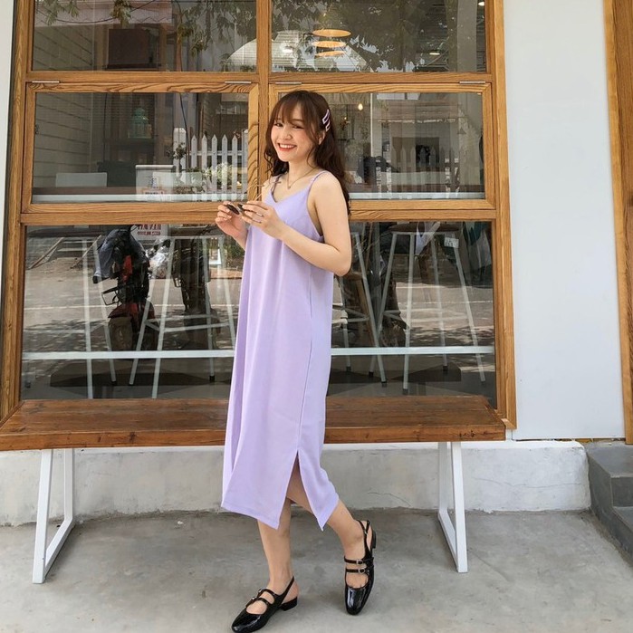 Váy hai dây đũi Hàn siêu mát