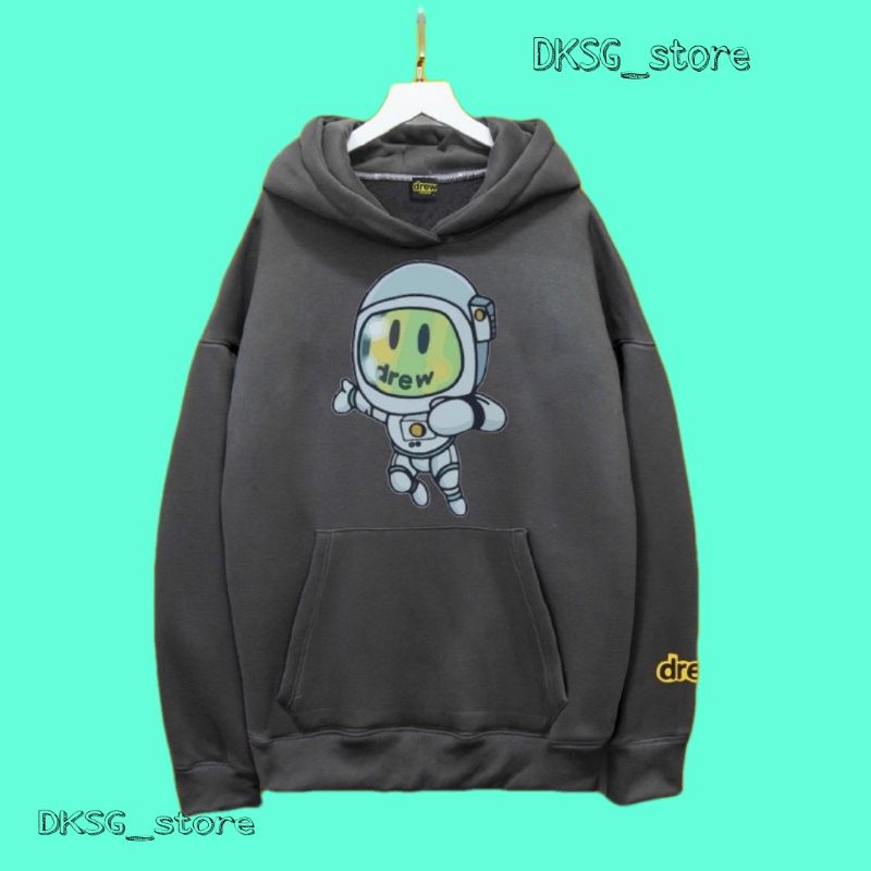 áo hoodie drew , drew mẫu phi hành gia , chất liệu nỉ bông cao cấp , nón 2 lớp dày dặn