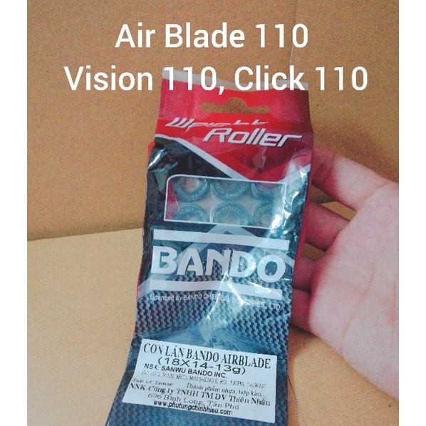 Bộ Bi Nồi Bando Honda AirBlade 110cc 18x14 13 gram