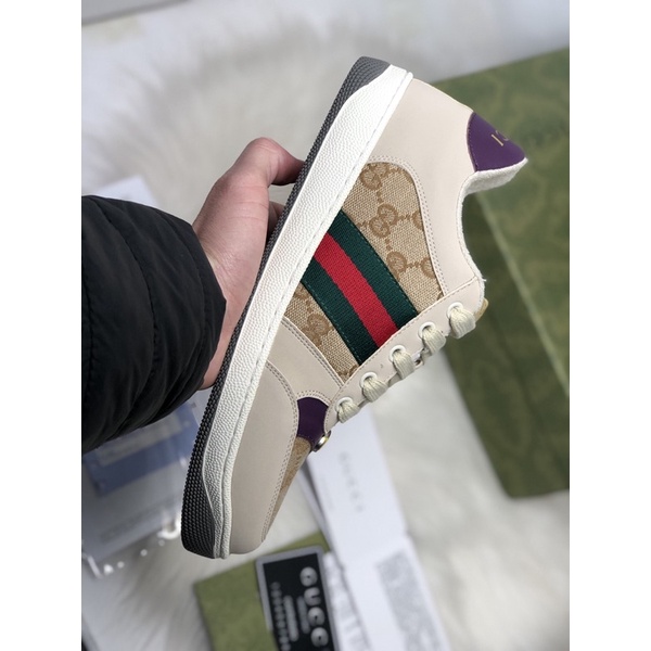 GIÀY CAO CẤP TẶNG HỘP BẢO VỆ SƠN TÙNG XÁM TÍM 01