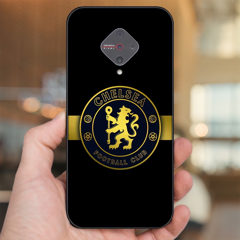 Ốp lưng Vivo S1 Pro viền đen in hình Chelsea FC