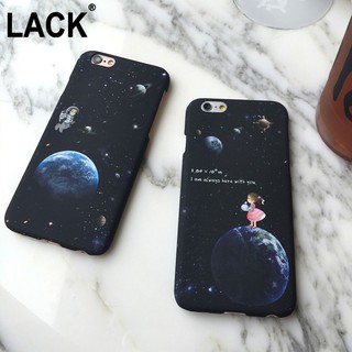 Ốp lưng điện thoại nhựa mềm iPhone 6 6S Plus hình vũ trụ