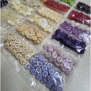Cúc áo sơ mi màu gói 10 gam ( đường kính từ 0,9 cm đến 1,2 cm )