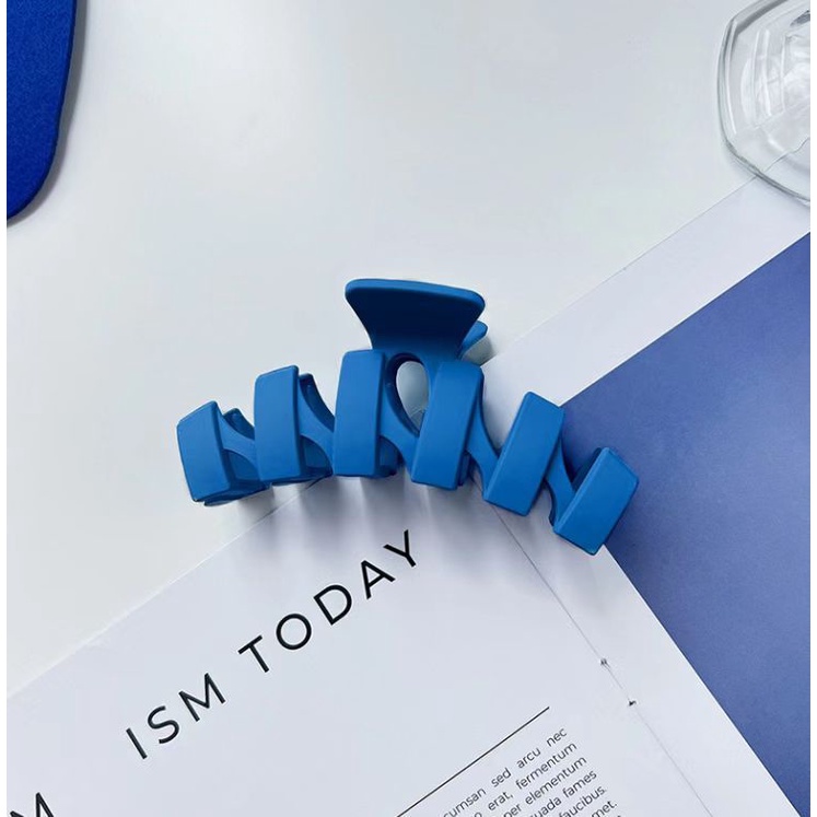 Bộ Kẹp Tóc 8 Món Màu Xanh Dương Thiết Kế Tinh Tế Thời Trang