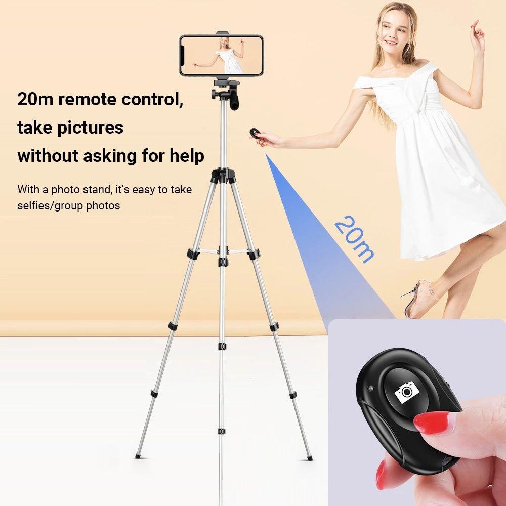 Universal Bluetooth Self-Timer Hands-Free Wireless Controller Shutter Release Take Photos Videos Mini for Mobile Phone Camera Stick Remote Control Bluetooth selfie controller Phone Selfie/Multicolor