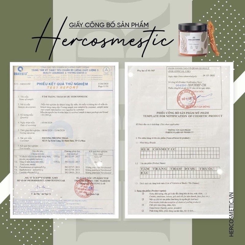 Bột Tắm Trắng Thảo Dược Her Cosmestic | BigBuy360 - bigbuy360.vn