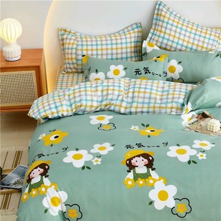 Poly em bé hoa xanh - bộ vỏ chăn ga gối