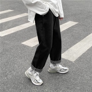 [HOT TREND 2021] Quần Jeans trơn đen dáng suông dễ phối đồ - Hàng đẹp nhất thị trường - Q20