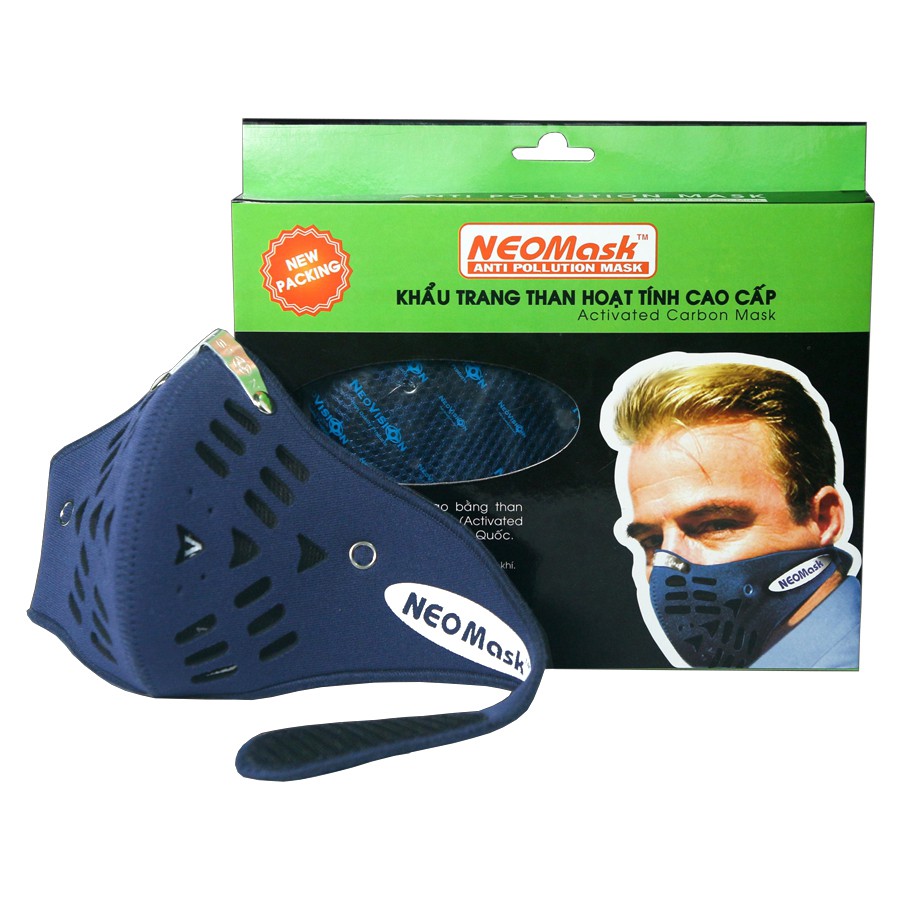 [Chính Hãng Neomask VN] Khẩu Trang Than Hoạt Tính Cao Cấp NeoMask Anti Pollution Mask NM