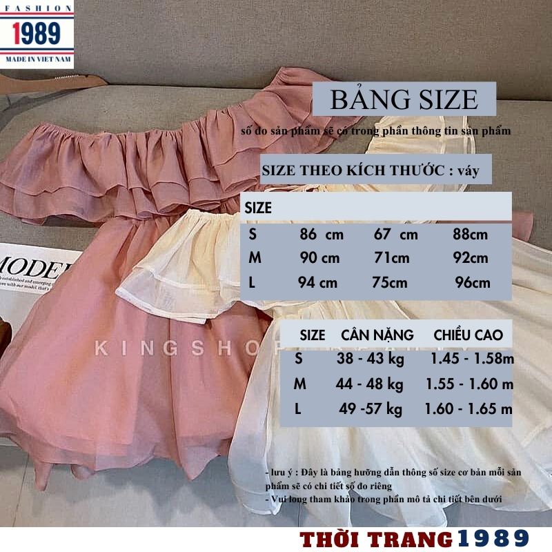 Đầm - Váy voan tơ trễ vai tay bồng 2 lớp cực xinh tiểu thư bánh bèo dễ thương ulzzang đầm công chúa -PHƯƠNG 1989