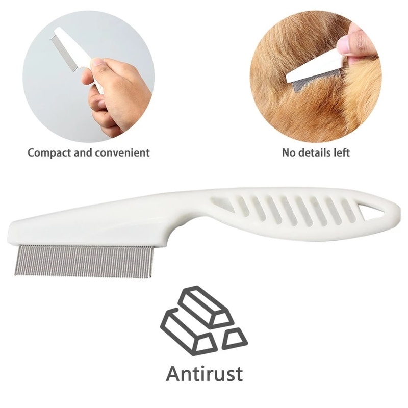 Lược Chải Lông Cho Thú Cưng Bằng Thép Không Gỉ