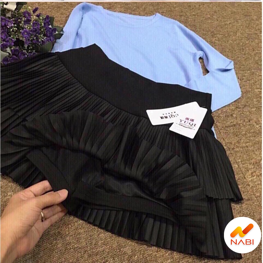 Chân Váy Nữ 🌹Freeship🌹 Chân váy Nữ xếp ly 2 tầng siêu đẹp Siêu Hót ( Có video + Ảnh thật ) QN02 | BigBuy360 - bigbuy360.vn