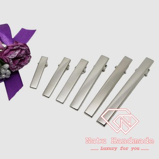 [FREE SHIP] - Nguyên liệu làm kẹp tóc handmade - kẹp tóc cá sấu inox cao cấp - gói 5c loại đẹp