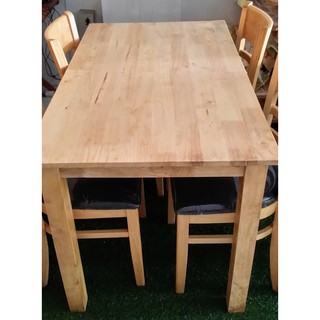 Bàn chữ nhật 1m2 gỗ cao su