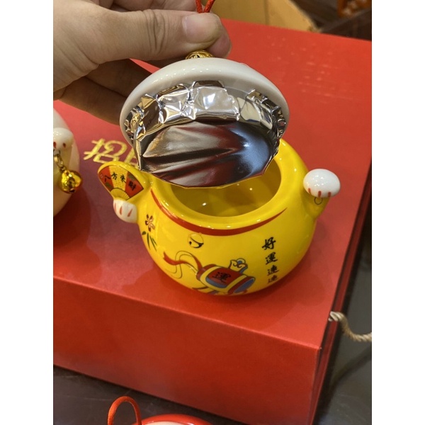 Mèo thần tài may mắn Maneki Neko 10cm (Hũ tiết kiệm)