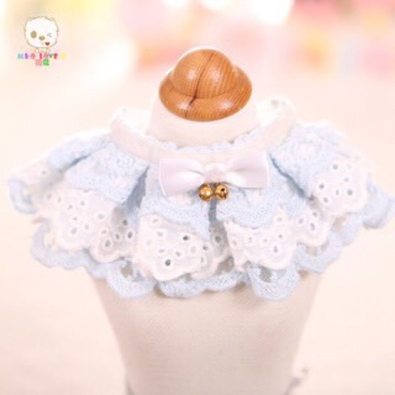 Phụ kiện cho thú cưng - vòng cổ nơ ren công chúa xinh xắn cho chó mèo