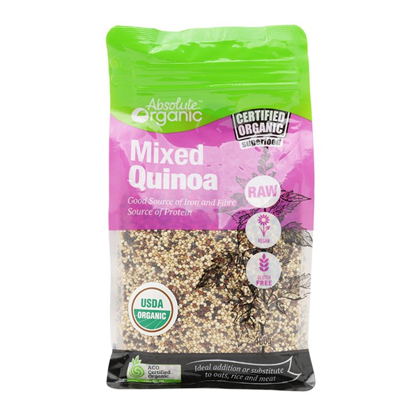 Hạt Diêm Mạch Hỗn Hợp Hữu Cơ Úc Mixed Quinoa 400g