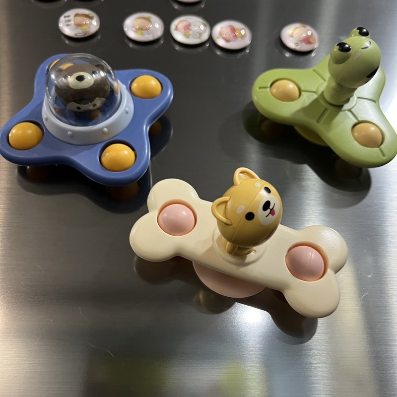Con quay Spinner dán tường chống nước cute hoạt hình mô hình đồ chơi cho bé xả Stress giảm áp lực