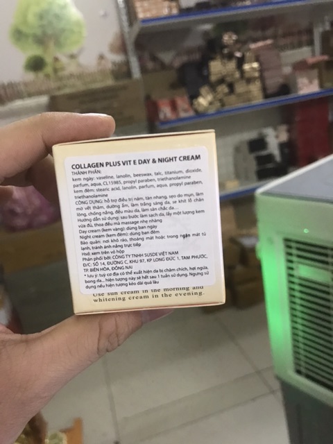 BỘ 3 món kem Collagen plus vit E- hàng indonesia
