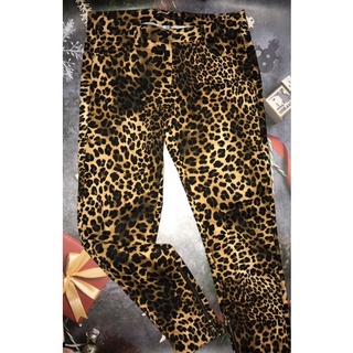 👖Quần ống đứng da beo khoá ống👖