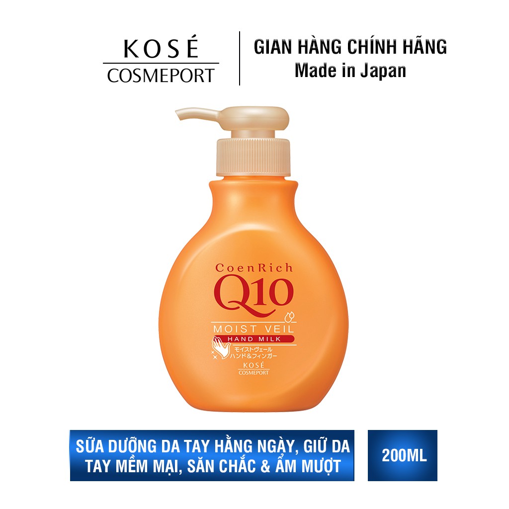 Sữa Dưỡng Da Tay Kosé Cosmeport Coenrich Moist Veil Hand Milk (200ml) | BigBuy360 - bigbuy360.vn