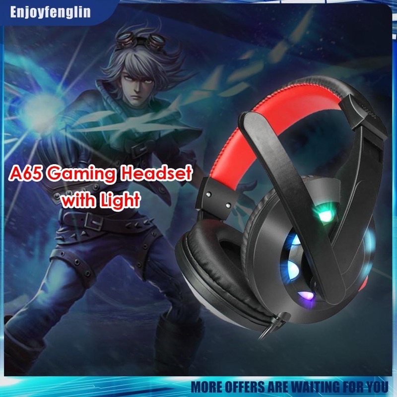 Tai nghe game thủ Dolby A65  – Tích hợp Mic – Tăng giảm âm lượng – Jack 3.5 và Jack USB. Chất.