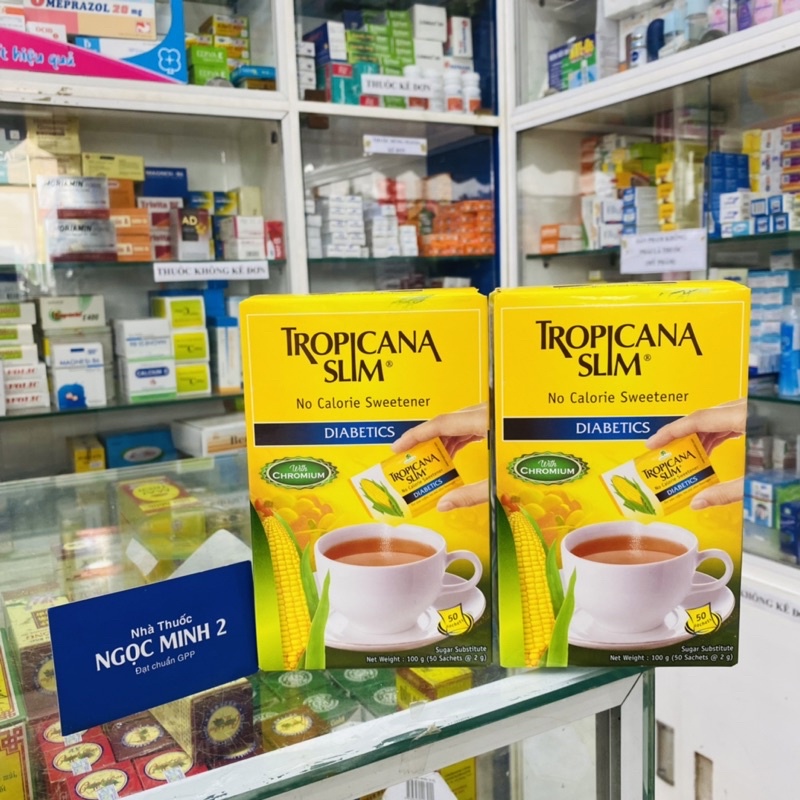 ✅[CHÍNH HÃNG] Đường bắp Tropicana Slim Diabetics - Hộp 50 gói