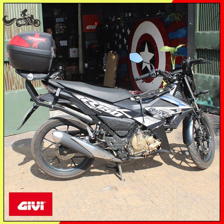 Baga HRV Cho Xe Raider 150FI Hàng Chính Hãng Givi Đặc Biệt Chịu Lực Cao