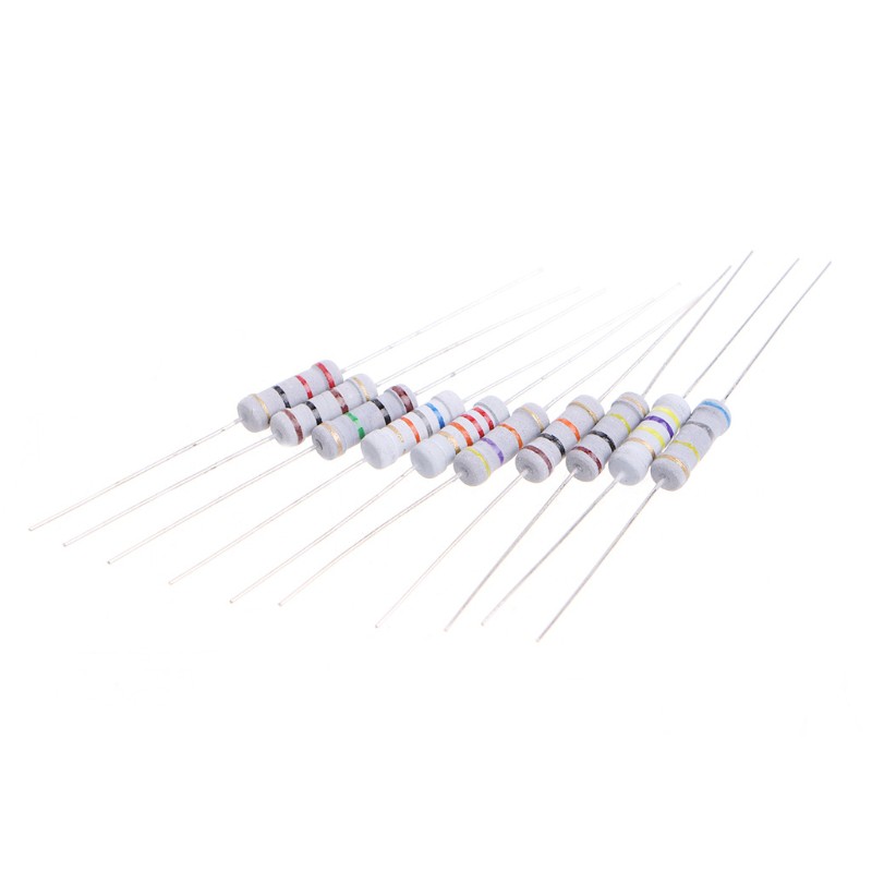 Bộ 200 Điện Trở 20 Giá Trị 1w 5% 10 Ohm-1M Ohm