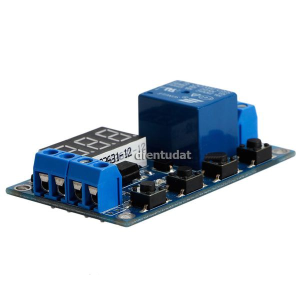 Mạch tạo trễ theo chu kỳ đóng ngắt relay 0 giây - 999 phút