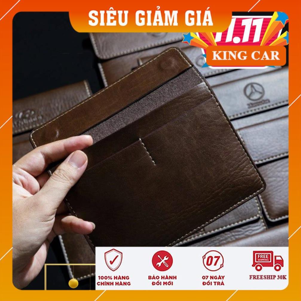 Ví đựng giấy tờ xe ô tô, giấy đăng kiểm dập logo cao cấp loại 1- Logo theo dòng xe - Shop KingCar