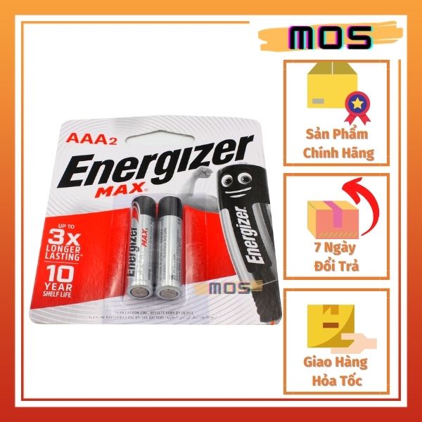 Pin Energizer Chính Hãng AA, AAA Mos Shop