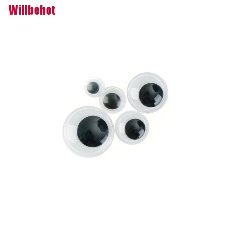 Bộ 100 Mắt Nhựa Tự Dính Cho Búp Bê