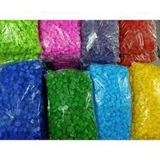 Nắp chai nhựa 100 cái đủ màu