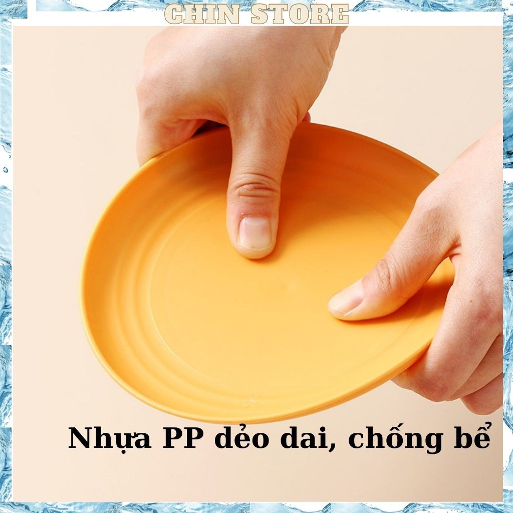 Đĩa, đĩa nhựa đựng trái cây, thực phẩm sang trọng, lịch sự và tiện lợi