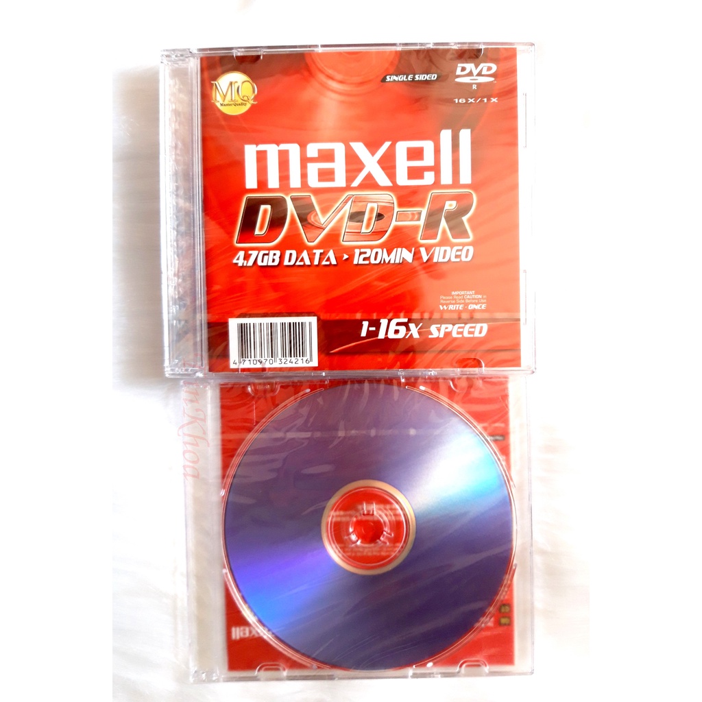 Hộp 10 đĩa trắng DVD-R Maxell