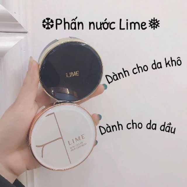 Phấn Nước Cushion Lime Da Khô + Da Dầu - gianggiangthshop