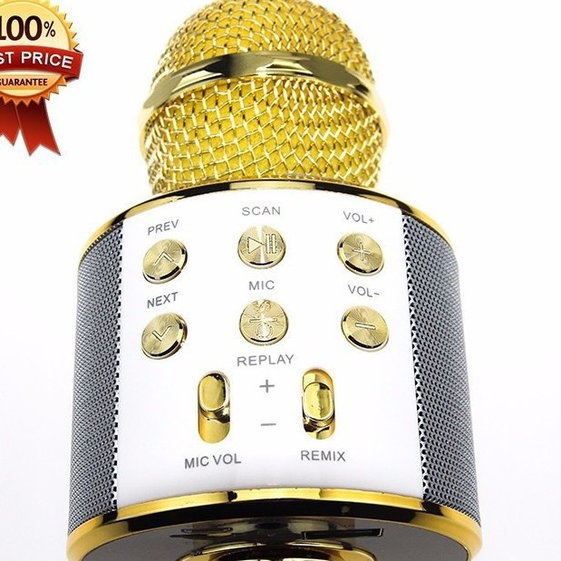 [BÁN CHẠY]  Micro hát karaoke WS 805 kiêm loa Bluetooth