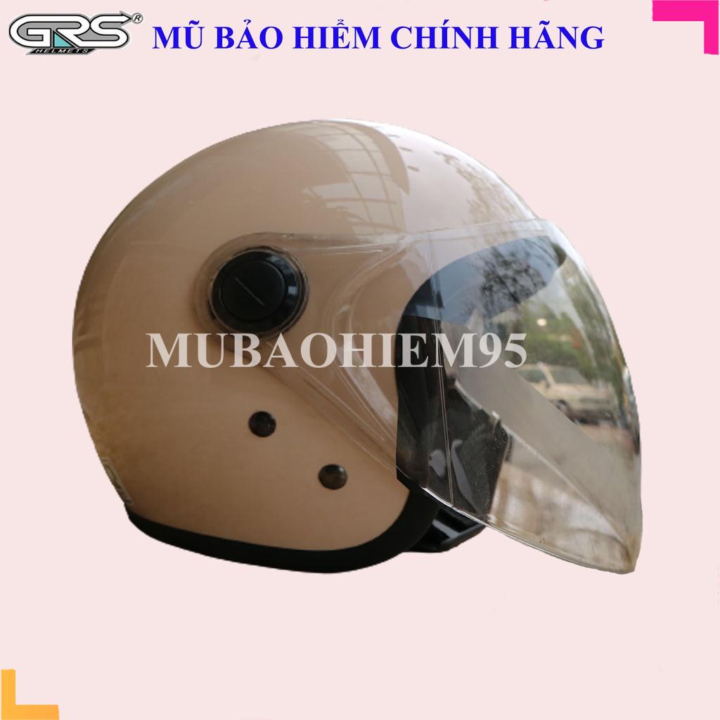 Nón bảo hiểm 3/4 Kính dài Chính Hãng GRS : Thời trang - Trẻ trung - Phong cách - An Toàn ♥️ Shop Uy Tín ♥️