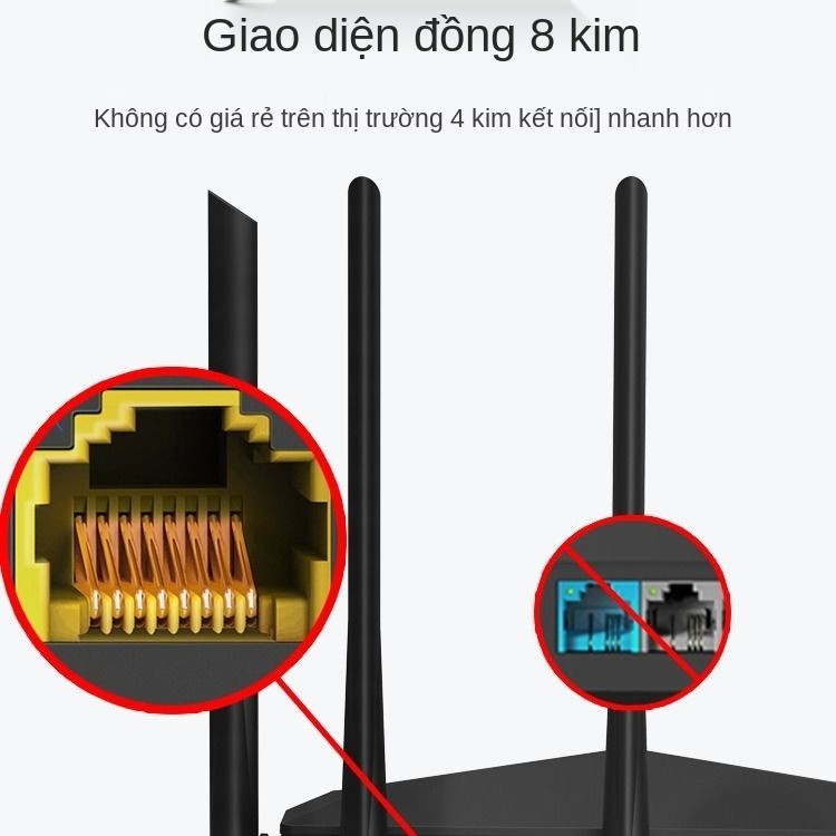 Bộ định tuyến không dây Tenda AC7 1200M nhà xuyên tường 5g gigabit tần số kép vua wifi tốc độ cao