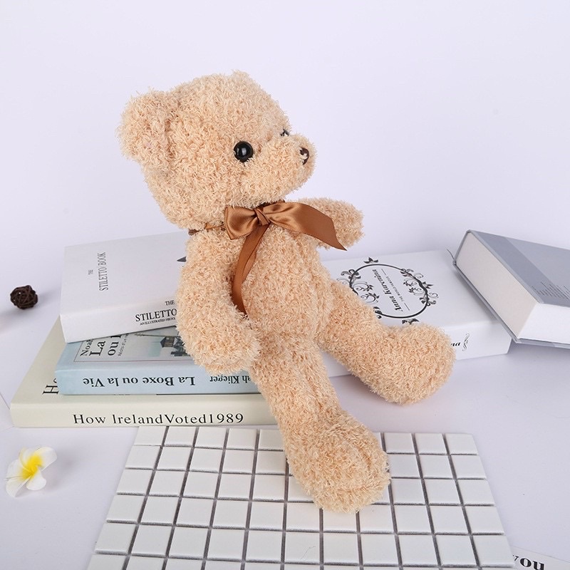 Gấu bông teddy bear lông xù hàng nhập siêu đáng yêu